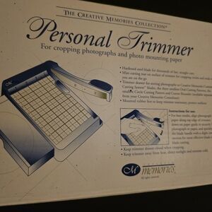 Creative Memories Personal Trimmer in Navy Blue and White